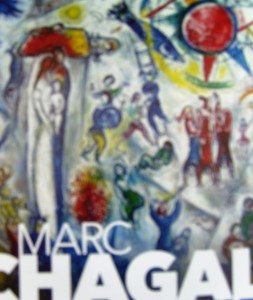 foto del manifesto dell'esposizione di Chagall